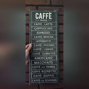 The Vintage Collection CAFFE canvas